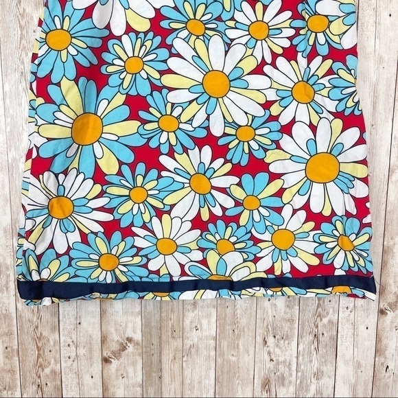 Hanna Andersson Mod Daisy Print Pillowcase Sleeveless Dress Size 6/7 Girls - Picture 5 of 11